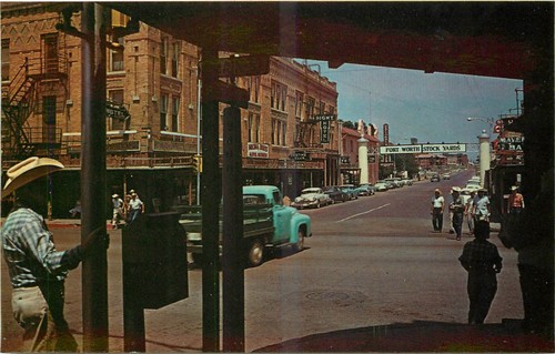 Cartolina epoca fort worth - cartolina, d'epoca