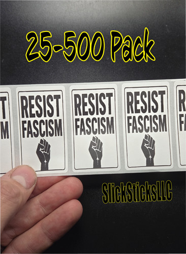 Resist fascism confezione - "resist, fascism"