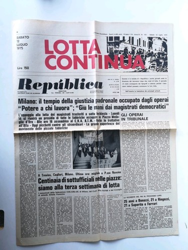 Quotidiano lotta continua - continua, 12