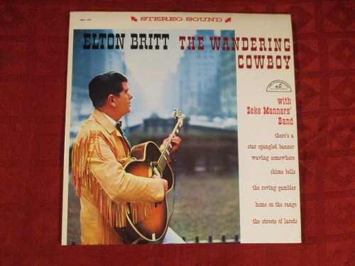 Elton britt the wandering - lp,