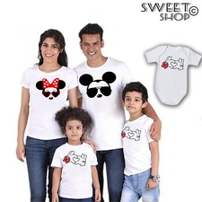 T-shirt maglietta Mamma Papà Bimbo family famiglia festa a tema t-shirt uguali