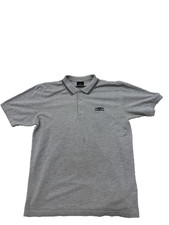 Polo Umbro uomo grigia manica