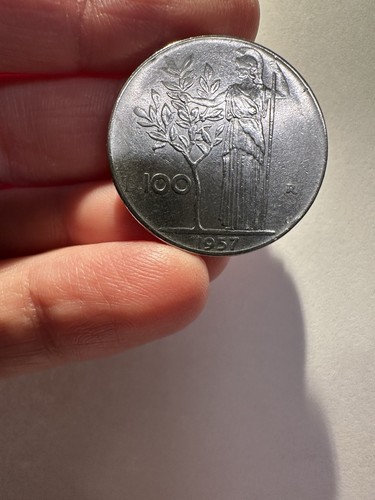 100 lire 1957 minerva - 1957,
