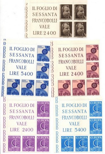 Francobolli italia 1966 - francobolli,