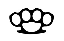 Decalcomania nocche in ottone