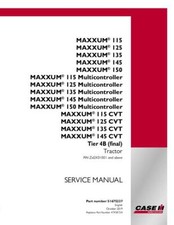CASE IH MAXXUM 115, 125, 135