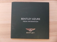 BENTLEY AZURE Press Kit CD