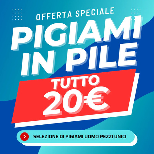 Outlet pigiami uomo pile - outlet,