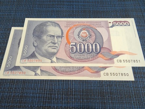 Jugoslavia 5000 dinara - ex,