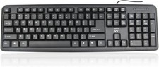 Tastiera Professionale USB Cablata, Layout Italiano QWERTY, Tastiera Con Filo pe