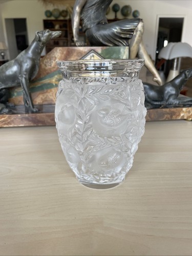 Vase cristal lalique modele - lalique,