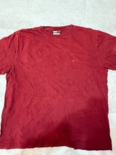 Maglietta Uomo Tommy Hilfiger Taglia S - Rosso Classico