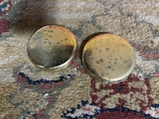 Sgabello da toeletta vintage anni 60 G Plan Librenza Tola 2 x disco ottone metà secolo