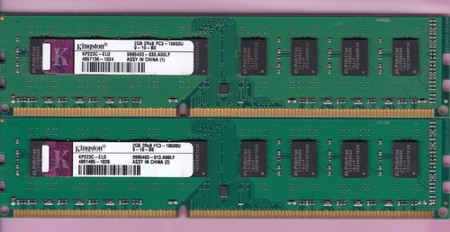Kit memoria ram 2x2 - ram, gb