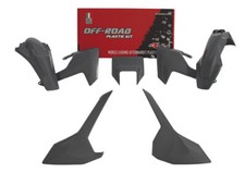 RTECH KIT PLASTICHE GRIGIO QUANTUM HUSQVARNA FE 350 2017-2019