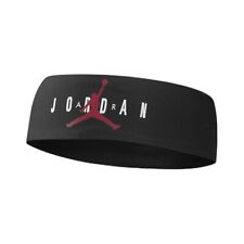 NIKE FASCIA PER TESTA CAPELLI NERO J1007577 061 JORDAN BASKET JUMPMAN ANTISUDORE