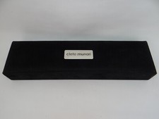 Scatola orologio Cleto Munari, velluto, vintage anni 90