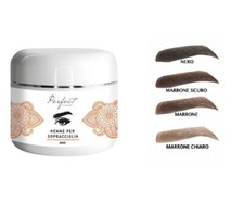 HENNE' PER SOPRACCIGLIA E CIGLIA IN POLVERE X COLORAZIONE PERFECT EYEBROWS 20G