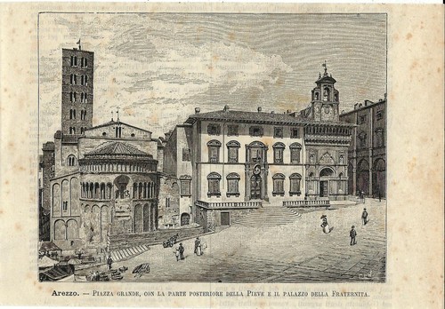 Stampa antica arezzo - stampa,