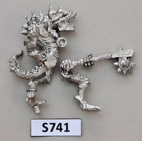 Lizardmen kroxigor con ascia - lizardmen,