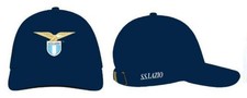 Cappello con visiera blu logo
