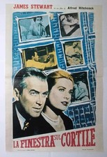 Poster Locandina La Finestra Sul Cortile Alfred Hitchcock 42x27cm Film Tv Cinema