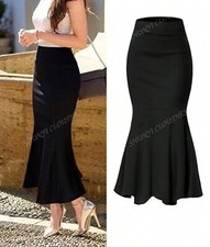 Elegante gonna a coda di