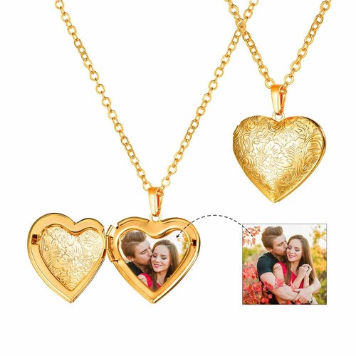 Collana donna medaglione - u7,