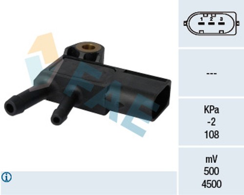 Sensore pressione gas - , di