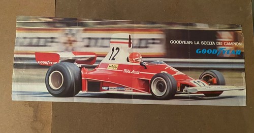 Niki lauda poster vintage - lauda, ,