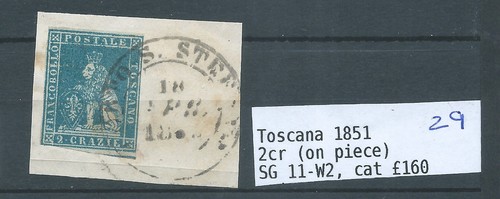 Toscana 1851 2cr - 1851, su