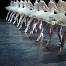 Tappeto danza PVC bianco/nero