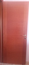 4 Porte interne in laminato usato 80x210 Comorensive di telaio E Maniglie