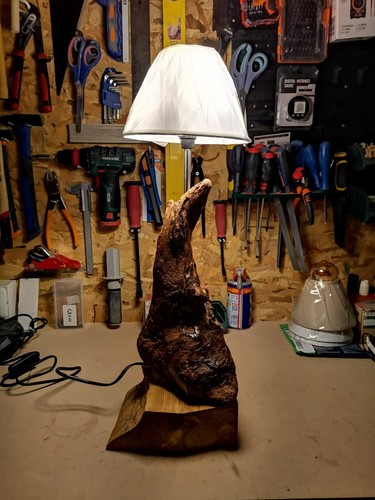 Lampada artigianale legna di - artigianale,
