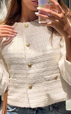 Giacca blazer ZARA ecrù