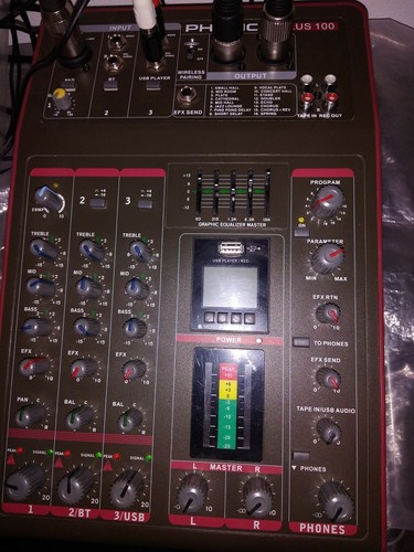 Mixer phonic celeus 100 con - mixer,