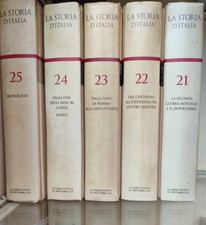 LA STORIA LA BIBLIOTECA DI REPUBBLICA 25 VOLUMI OTTIME CONDIZIONI