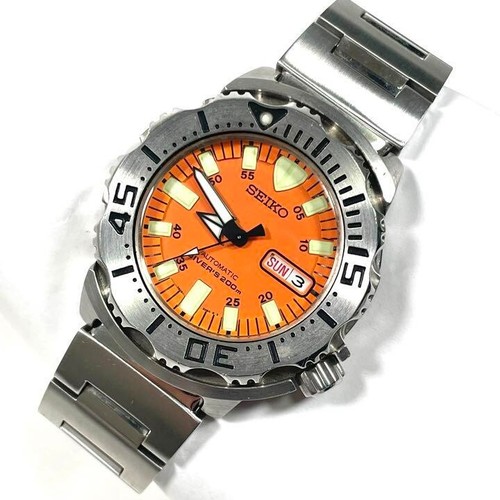 Seiko 7s26 0350 skx781 - seiko, orange
