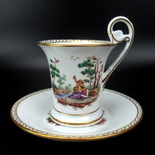 Tazza + piattino porcellana