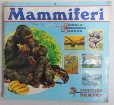 Album "Mammiferi" Panini 1976 per recupero figurine (leggi bene la descrizione!)