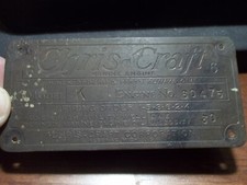 Original Chris Craft  6 Emblem