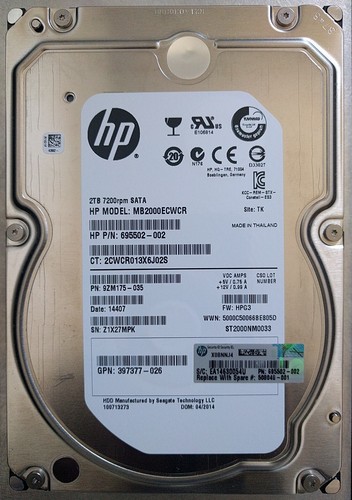 Come nuovo hard disk - disk, hp