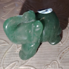 Collezione animali in pietra Elefante in giada verde