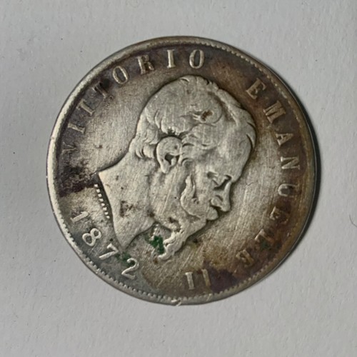 Moneta lire 1872 vittorio - 1872,