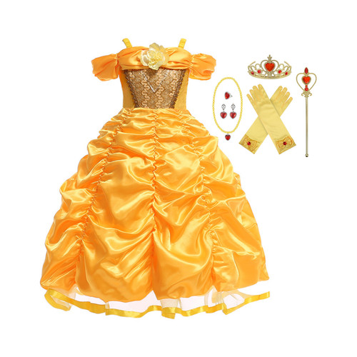 Vestito principessa belle la - vestito,