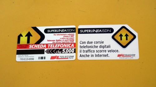Scheda telefonica telecom - , l