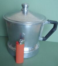 RARA CAFFETTIERA IN ALLUMINIO MACCHINA PER CAFFE' GRANDE VINTAGE DESIGN 7+ TAZZE