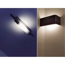 Viabizzuno a6 528 41 steelon pr angolo vetro bianco