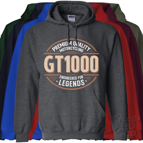 Gt1000 felpa con cappuccio - gt1000,