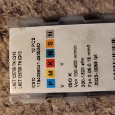 Inserto in carburo Iscar LNET